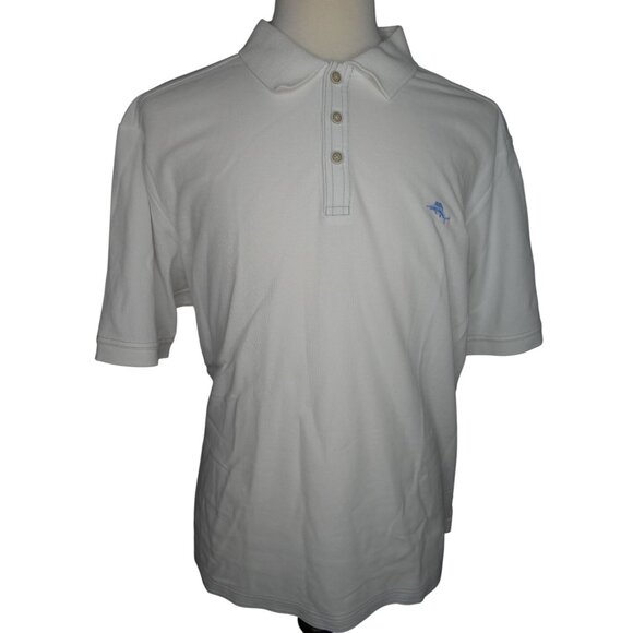 Tommy Bahama Island Zone Supima White Size XXL - Picture 1 of 8